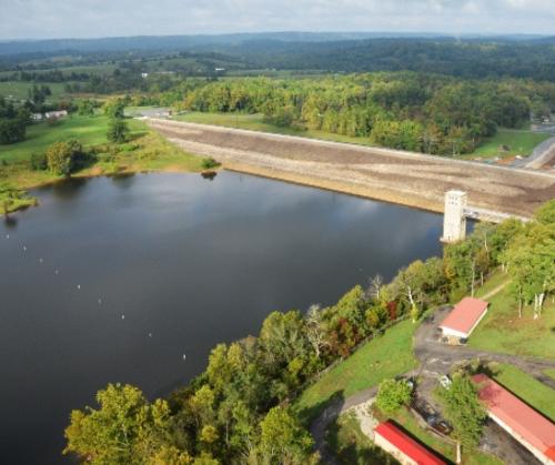 The Dam at Rough River Lake