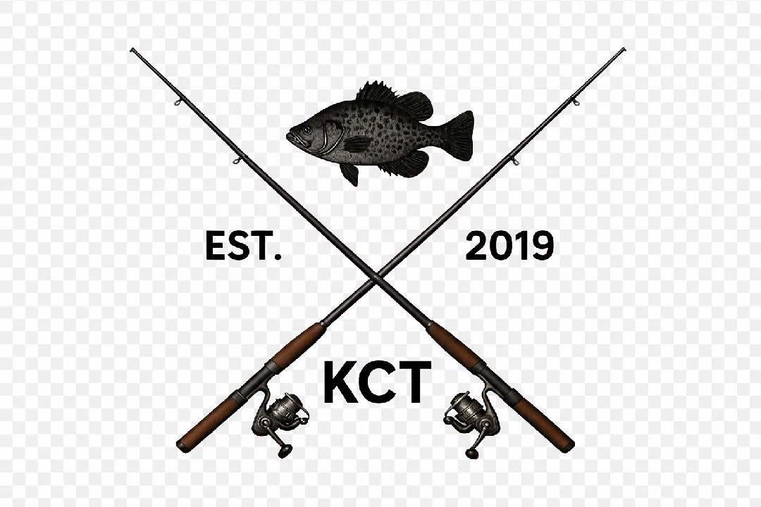 Kentucky Crappie Trail logo with crossed fishing rods and a crappie.